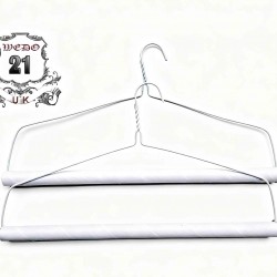  White paper tube WITH Metal wire White Drapery hanger 18" curtain buy 1 get 1 half price 